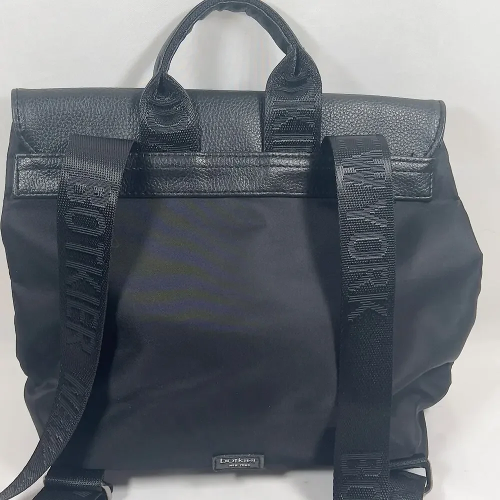 Botkier New York Women's Trigger Black Adjustable Strap Mini Backpack Bag Purse